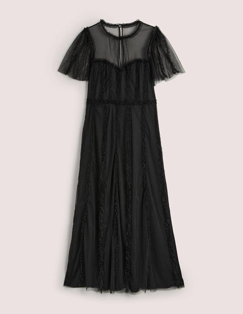 Gerüschtes Tüll-Maxikleid Women Boden