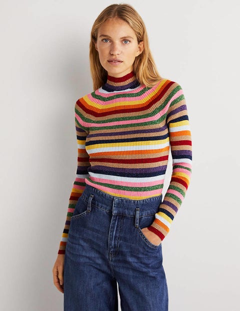 Ribbed Sparkle Jumper - Sparkle Multi 