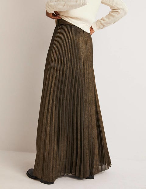 Pleated Jersey Maxi Skirt - Women - Ready-to-Wear