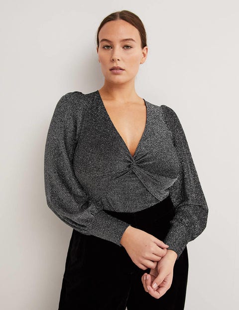 TWIST FRONT JERSEY JUMPSUIT TAME MY TIGER