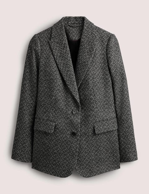 fischgrätmuster, lässiger blazer mit fischgrätmuster, damen, boden, fischgrätmuster