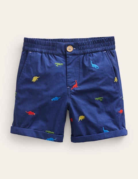 Smart Roll-Up Shorts Navy Boys Boden