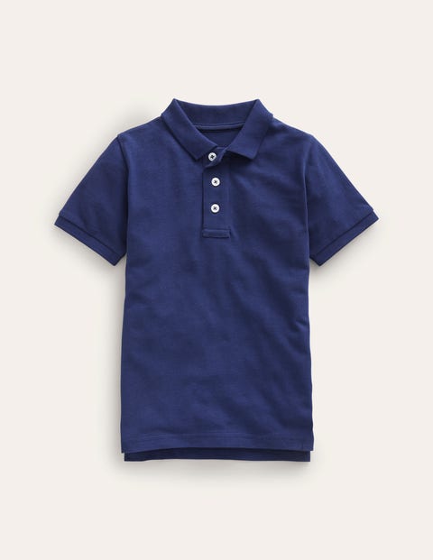 Schuluniform-Marineblau, Pikee-Polohemd, Jungen, Boden, Schuluniform-Marineblau