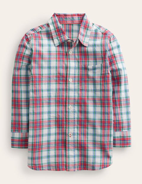 Laundered Shirt Red Boys Boden