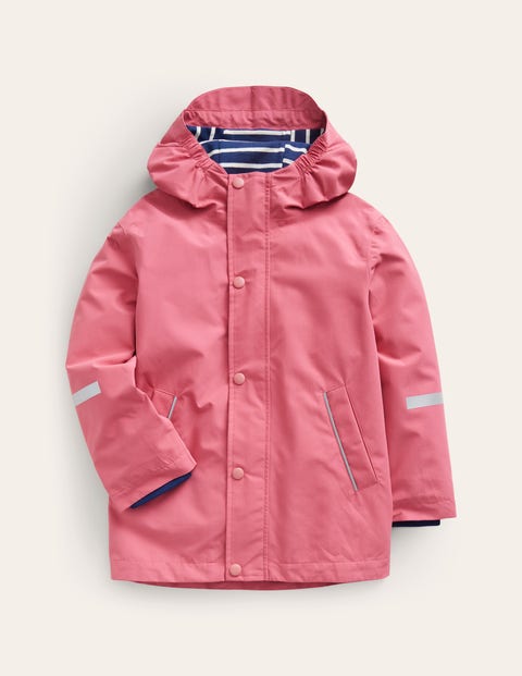 Mini Boden Kids' Waterproof Fisherman's Jacket Rose Red Girls Boden In Pink
