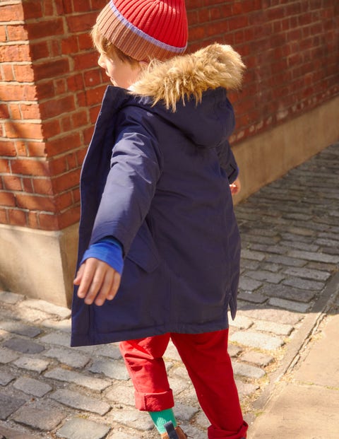 Authentic Parka - Navy | Boden US