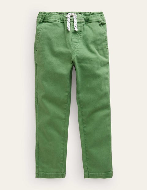 Washed Relaxed Slim Pull-On Green Boys Boden