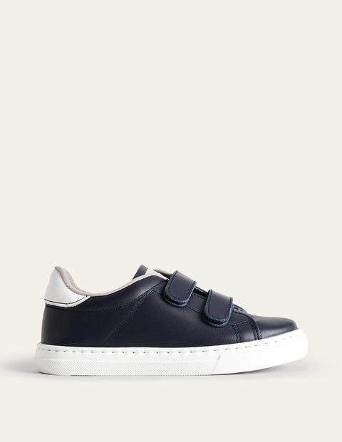 Double Strap Low Tops Blue Girls Boden