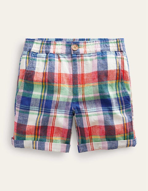 Smart Roll-Up Shorts Green Boys Boden