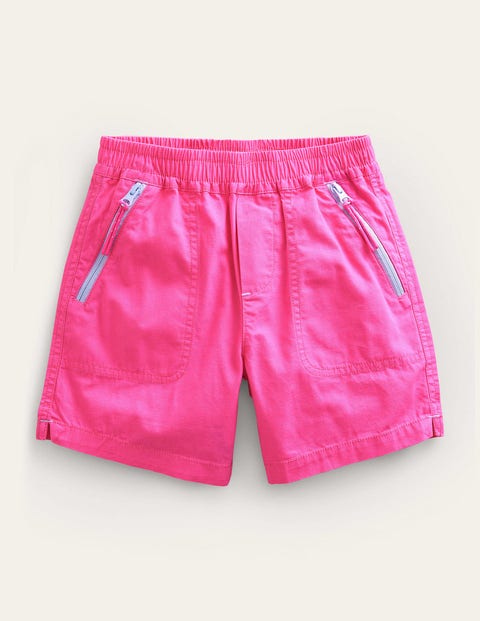 Utility Ripstop Shorts Pink Girls Boden