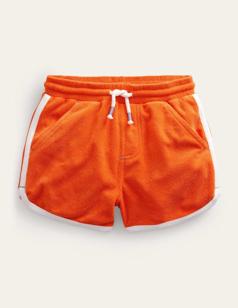 Retro Jersey Shorts Orange Girls Boden