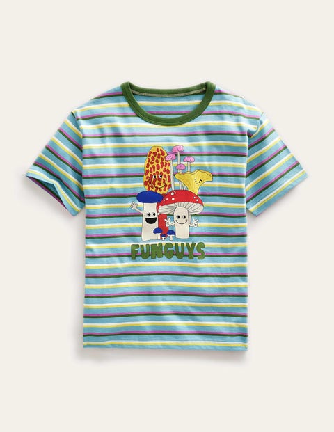 Relaxed Printed T-Shirt Multicouloured Girls Boden