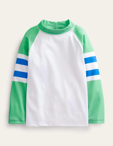 Rash Vest White Girls Boden