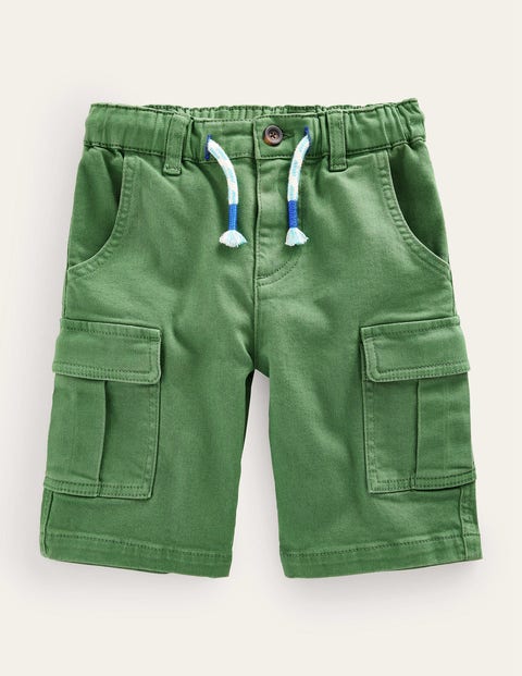 Garment Dye Cargo Shorts Green Boys Boden