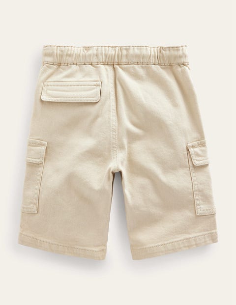 Garment Dye Cargo Shorts - Stone | Boden US