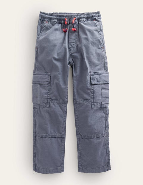 Cargo Pull-on Trousers Grey Boys Boden