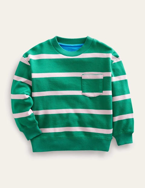 Printed Sweatshirt Green Girls Boden