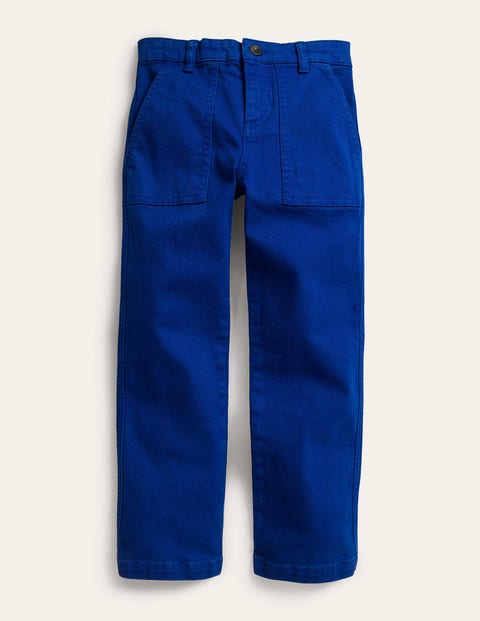 Relaxed Pocket Trousers Blue Boys Boden