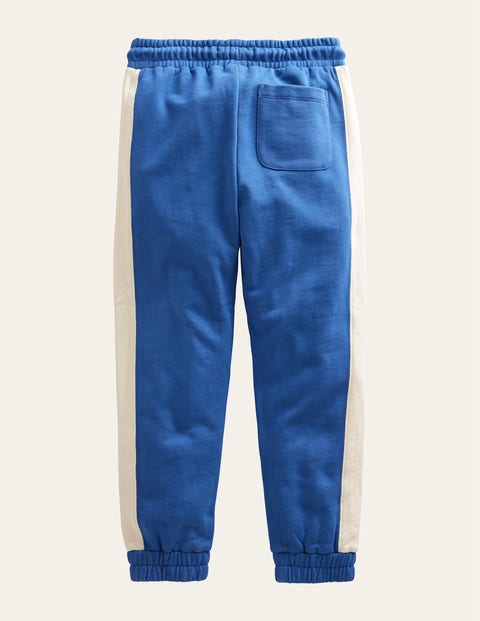 Side Panel Texture Joggers - Bluing Blue | Boden US
