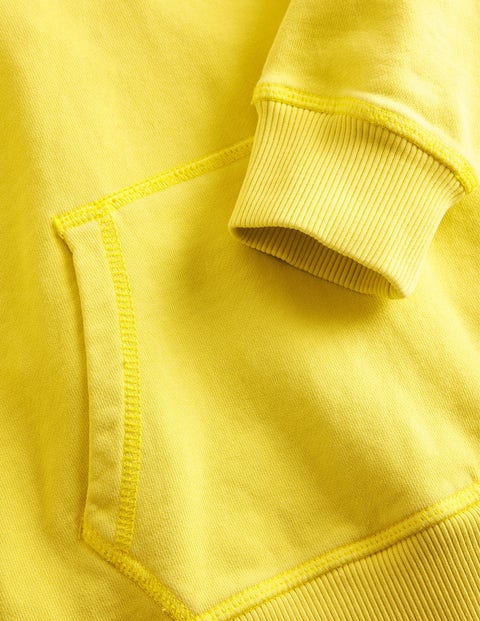 Garment Dye Hoodie - Gooseberry Yellow | Boden UK