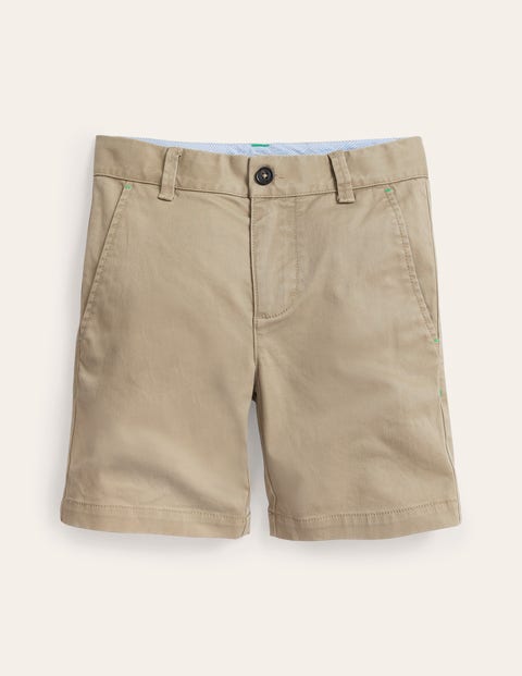 Johnnie B Kids' Authentic Wash Chino Short Classic Tan Boys Boden