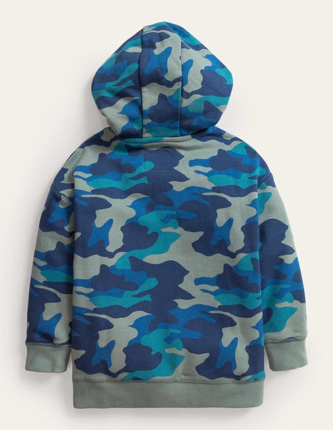 Blue Camo Hoodie