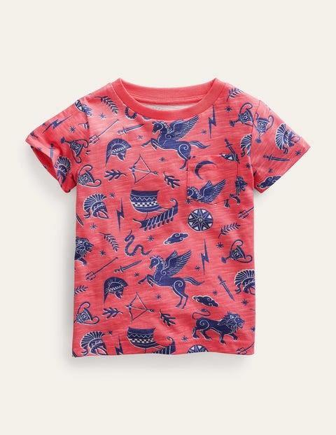 All-over Printed T-Shirt Pink Girls Boden
