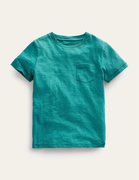 Washed Slub T-shirt - Persian Green | Boden US