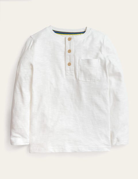 thick white long sleeve top