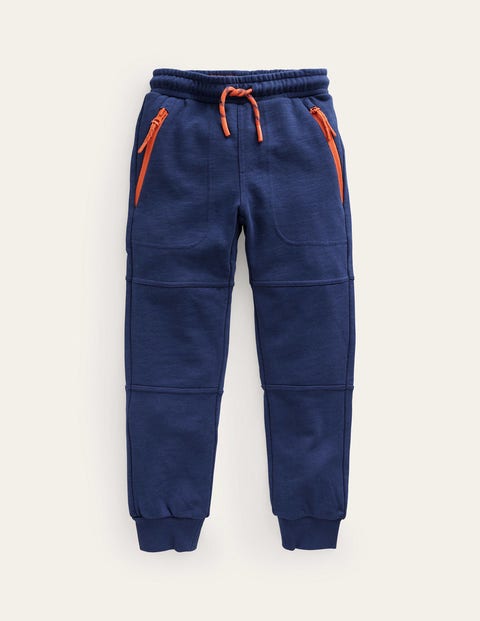 Mini Boden Kids' Warrior Knee Joggers College Navy Boys Boden