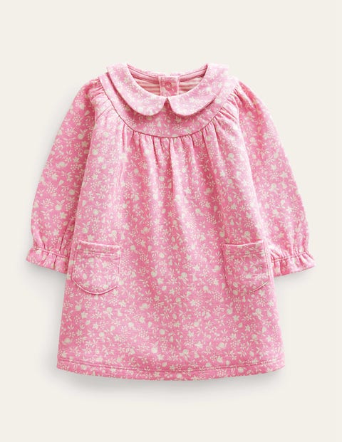 Double Sided Jersey Dress Pink Girls Boden