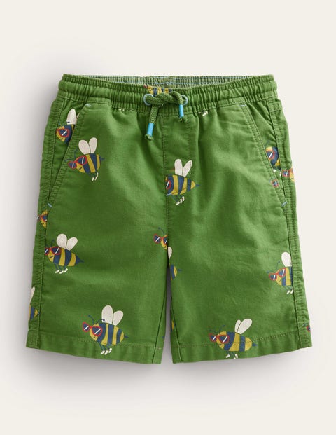Pull-on Drawstring Shorts Green Boys Boden