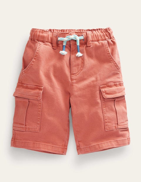 Garment Dye Cargo Shorts Red Boys Boden