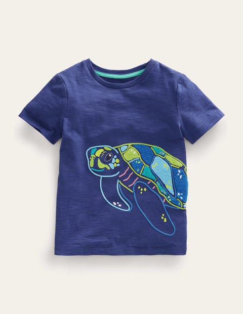 Chain Stitch T-shirt Multi Girls Boden