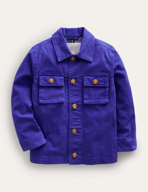 Mini Boden Kids' Utility Jacket Blue Boys Boden