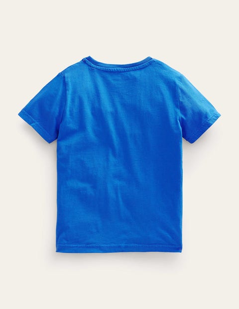 Applique T-shirt - Cabana Blue Digger | Boden US
