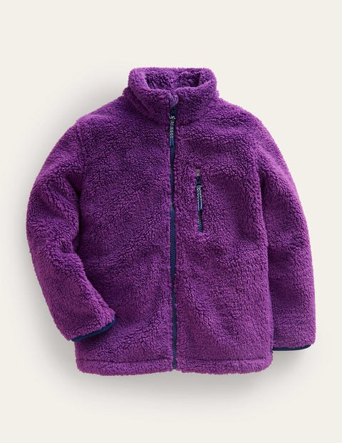Cosy Windproof Fleece Purple Girls Boden