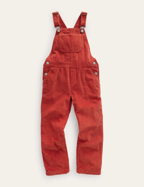 Mini Boden Cord Utility Dungarees Roasted Chestnut Baby Boden