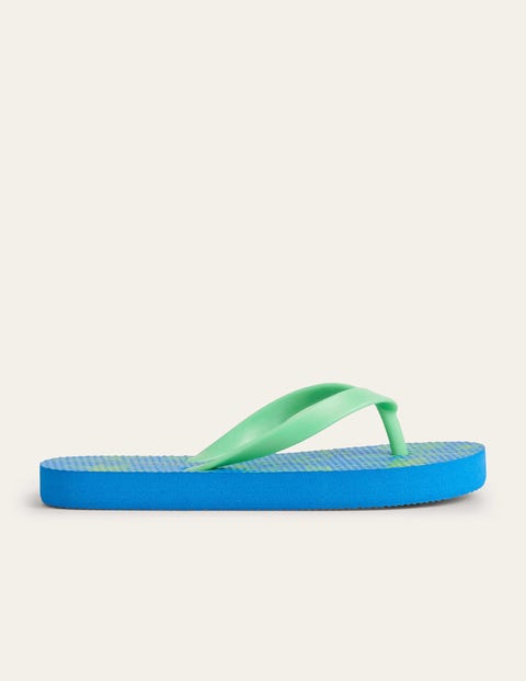 Flip Flops (Boys) Palm Print Boys Boden