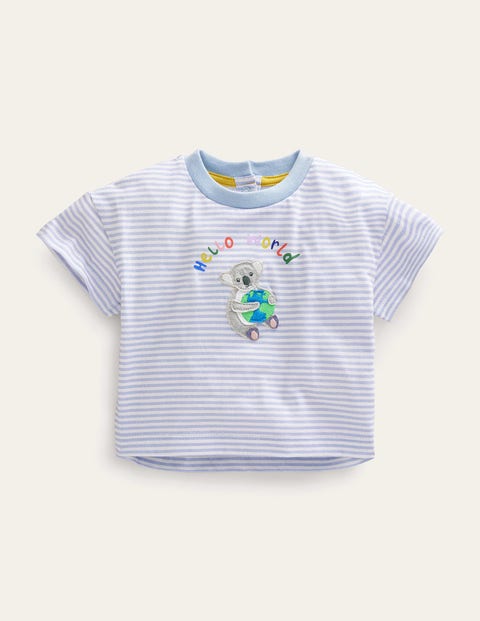 Relaxed T-shirt Blue Girls Boden