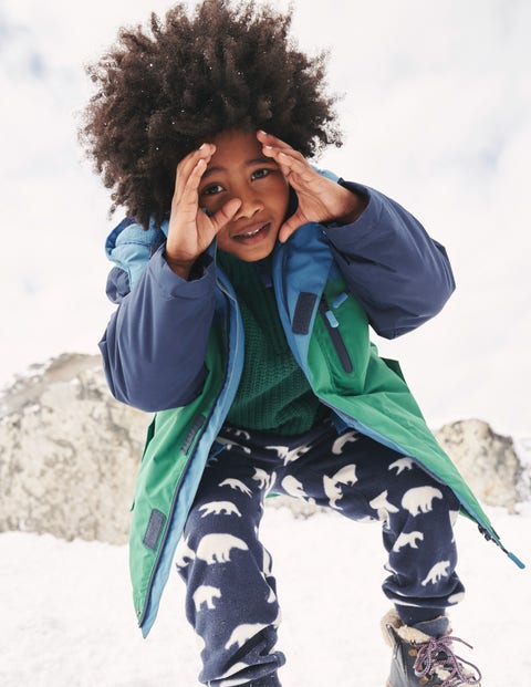 Manteau D'Hiver Pour Fille - Doudoune Chaude Coupe-Vent Avec Capuche Amovible (3-9 Ans)