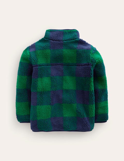 Green sales check jacket