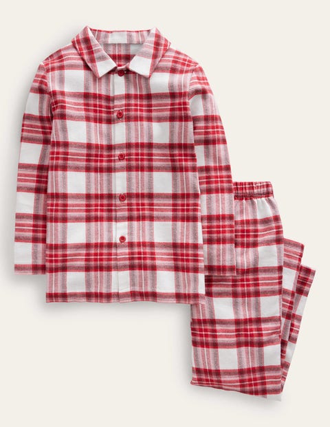 Pyjama-Set aus Webstoff Weihnachten Boden