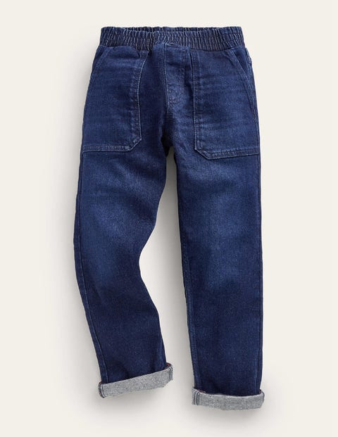 Denim Pull On Jeans - Dark Wash | Boden EU