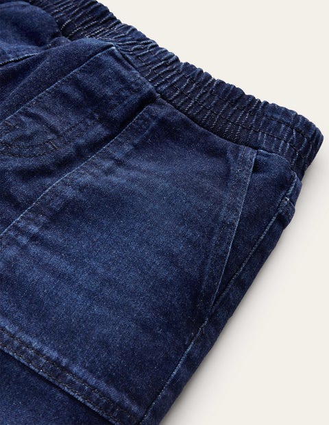 Denim Pull On Jeans - Dark Wash | Boden UK
