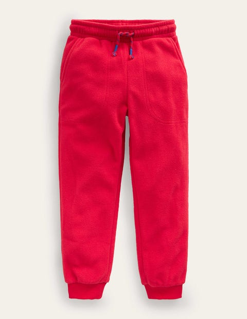 MINI BODEN FLEECE JOGGERS ROCKABILLY RED BOYS BODEN