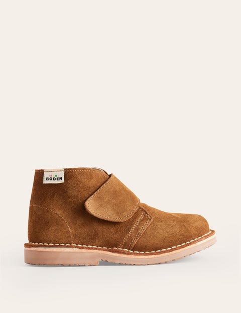 Boden Kids' Suede Desert Boot Brown Girls