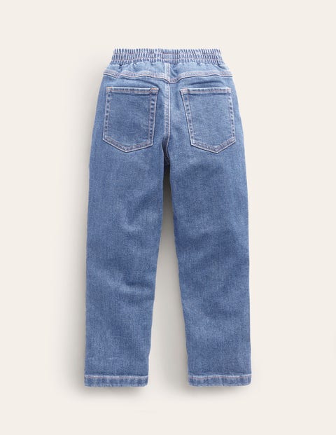 Pull-On Denim Jeans - Mid Wash | Boden EU