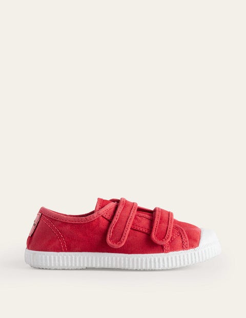 Boden Kids' Double Strap Canvas Shoes Red Girls