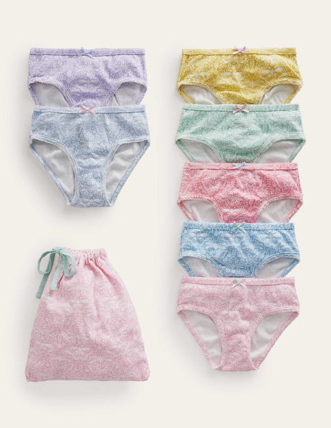 7 Pack Underwear - Multi Butterflies